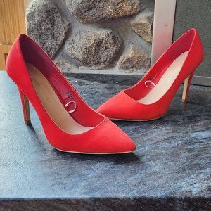 Atmosphere Bright Red High Heels Size 8